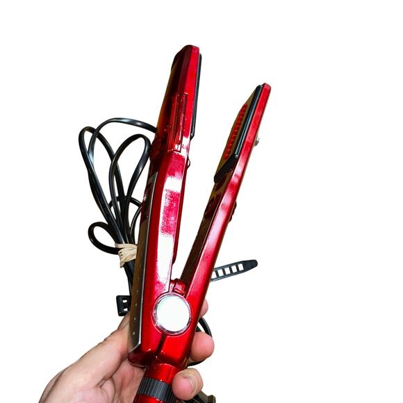 CONAIR Nano Silver Ionic Hair Steam Straightener 1-1/2" High Temp - Picture 4 of 7